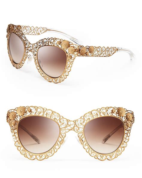 zonnebril dolce gabbana dames|Women's designer sunglasses: cat eye, floral .